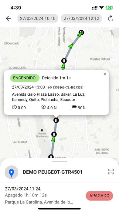 Changan - Sistema de Seguridad Screenshot