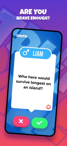 Truth or Dare?! Party Spin iPhone screenshot