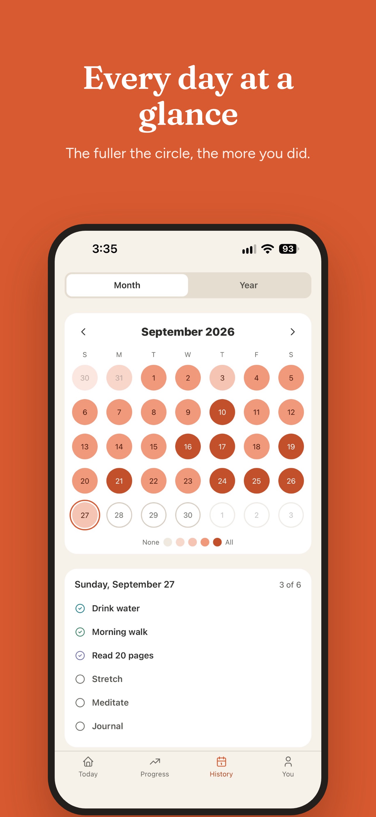 Screenshot 4 of Nanbit - Habit Tracker