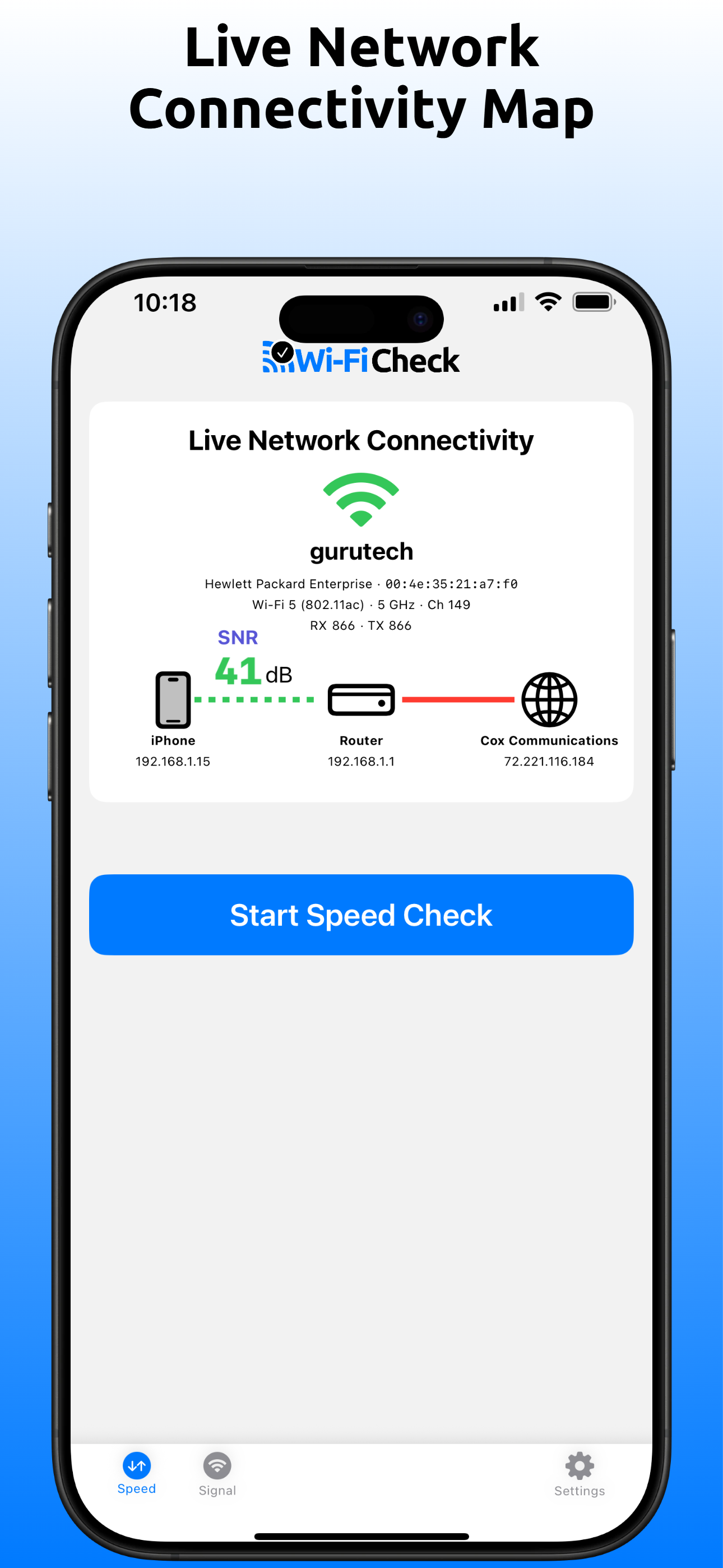Wi-Fi Check - Speed Test screenshot 4
