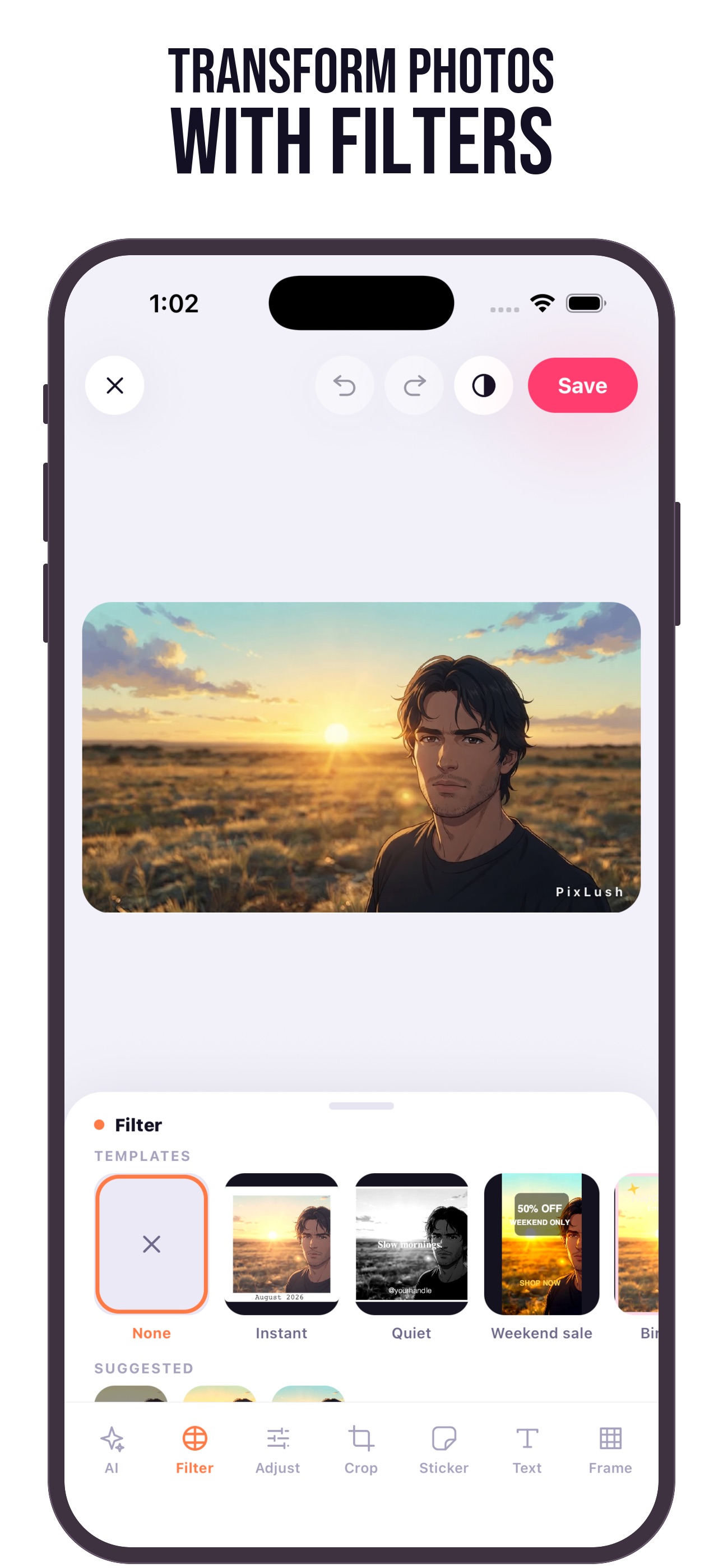 Screenshot 4 of PixLush - AI Photo Editor
