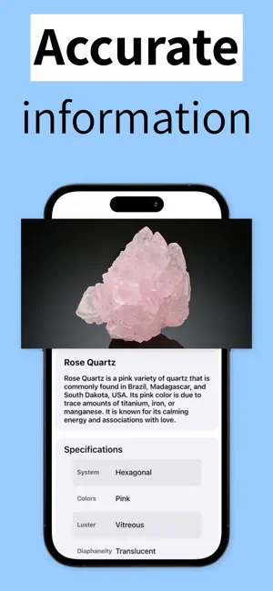 Crystal Identifier Rock guide screenshot 2