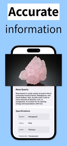 Crystal Identifier Rock guide screenshot