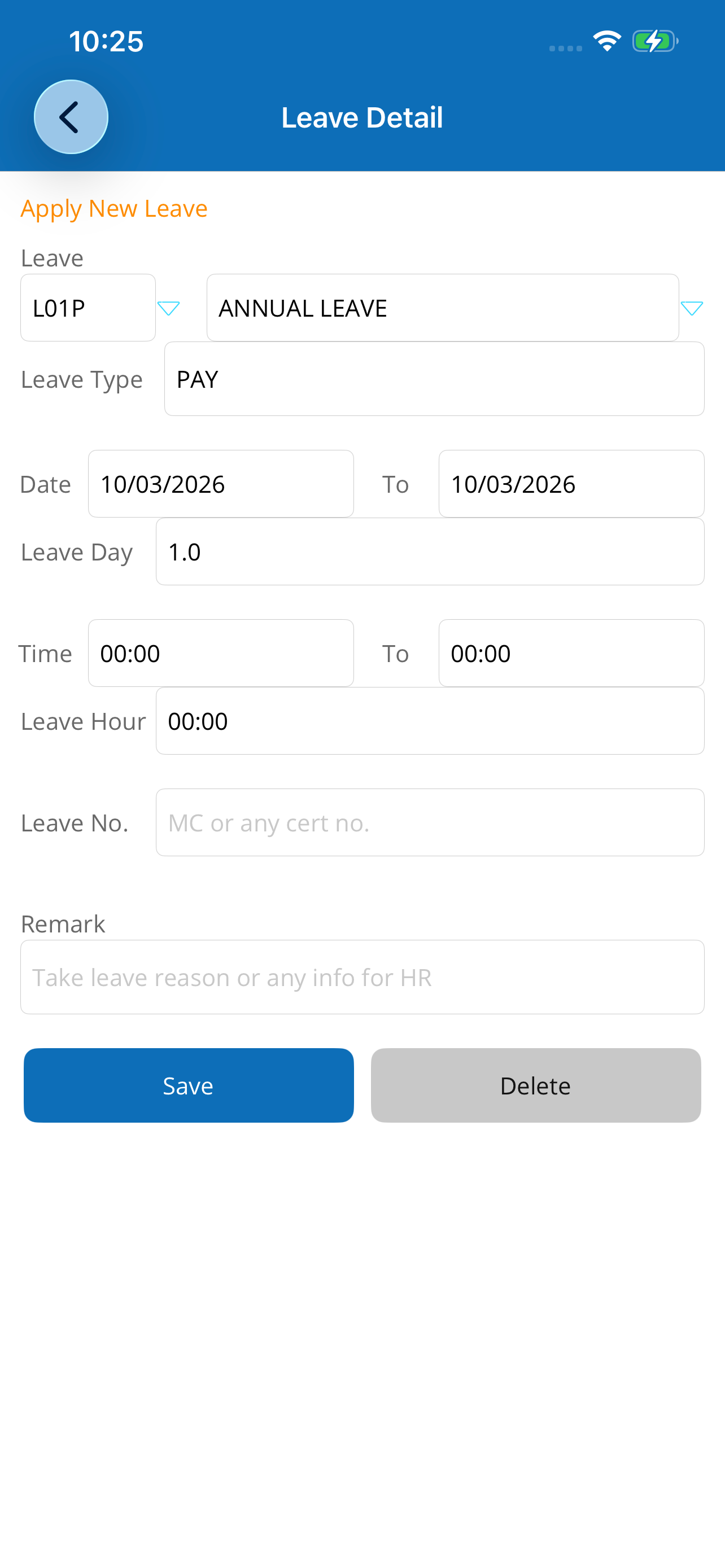myhr mobileAPP screenshot 4