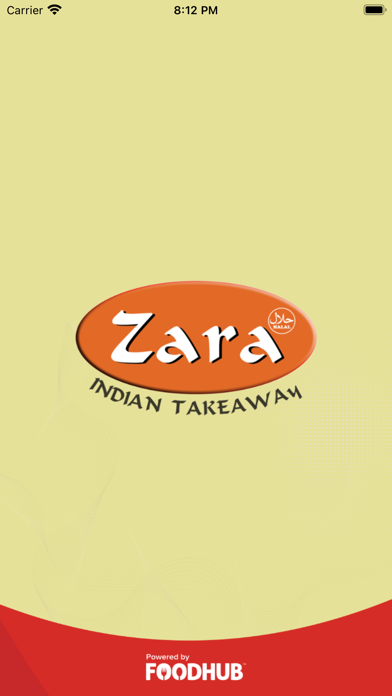 Zara Indian Takeaway. Screenshot