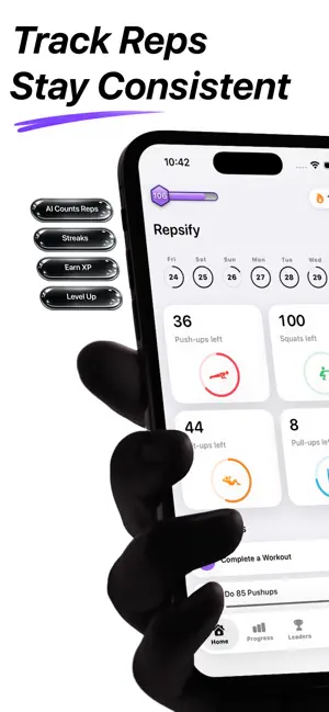 Workout Tracker: Repsify screenshot 1