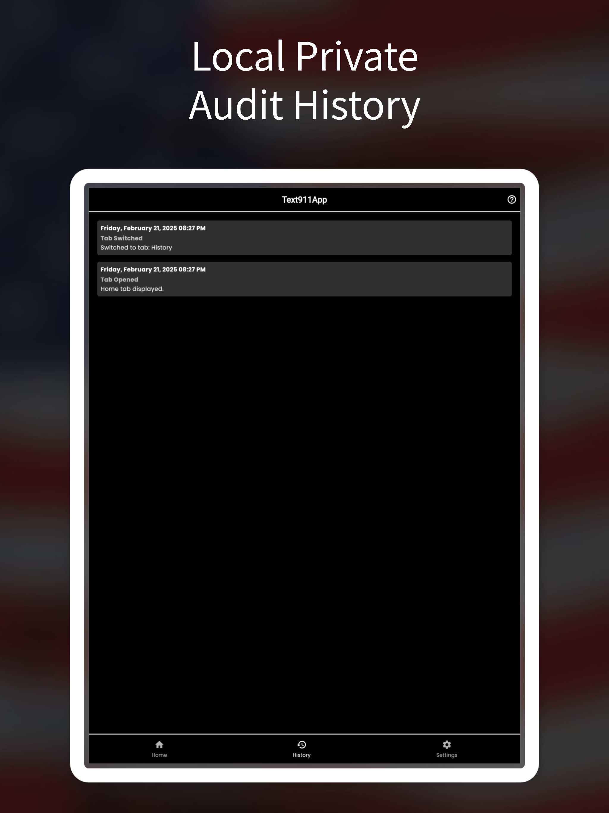 Text911App screenshot 5