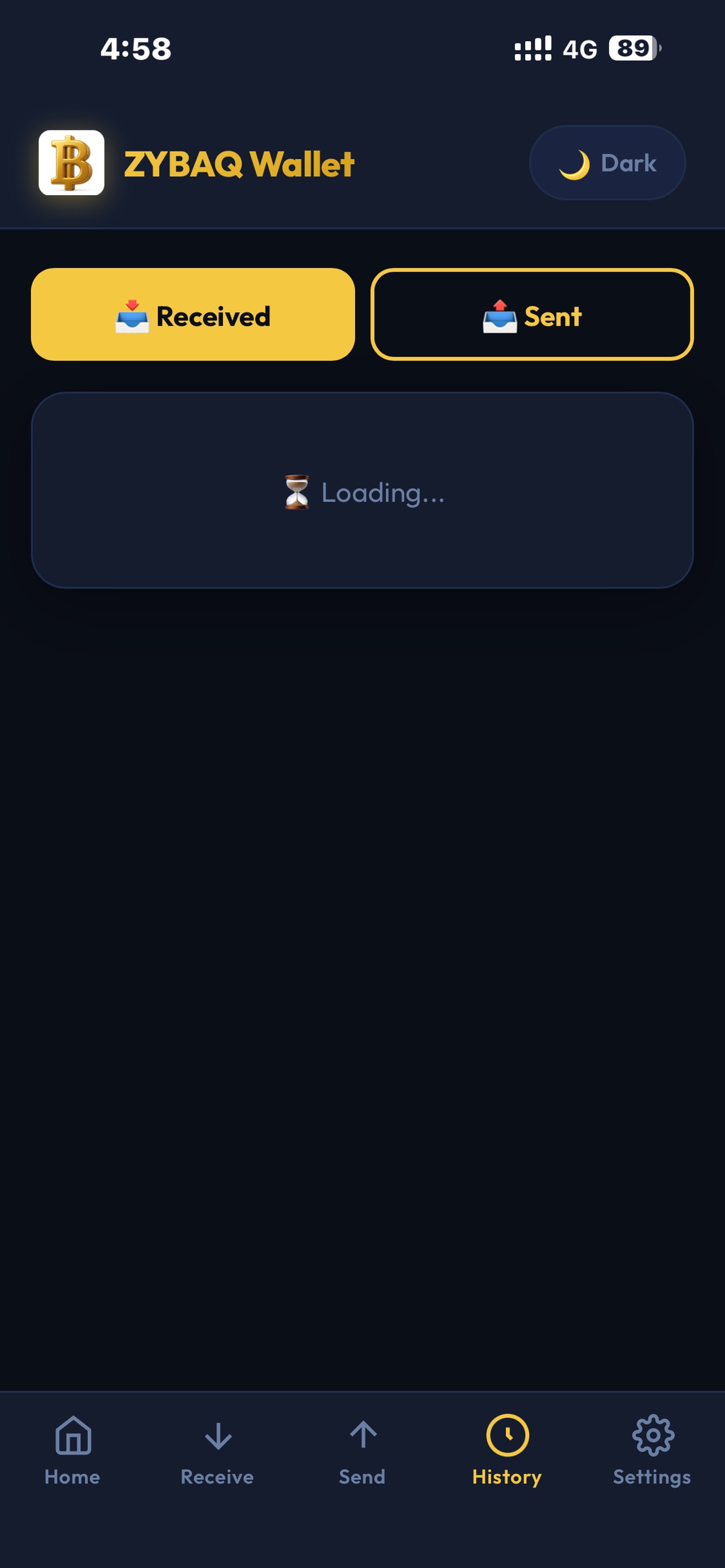 Screenshot 3 of ZYBAQ Wallet