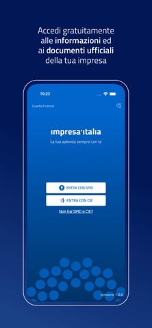 impresa italia iPhone screenshot