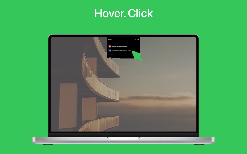 LinkNotch: Notch Link Launcher screenshot