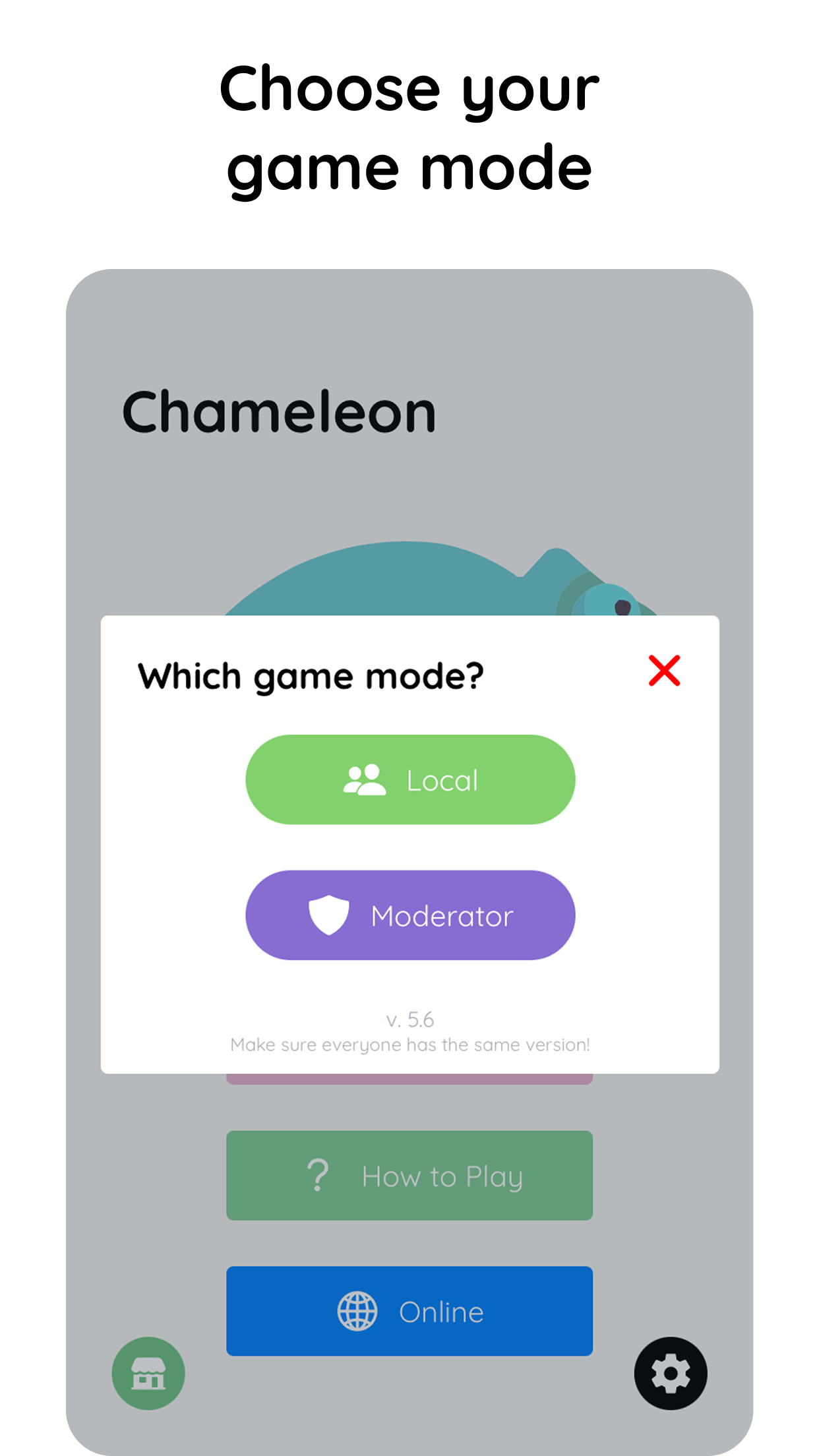 Chameleon; screenshot 1