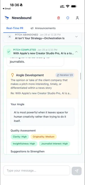 Newsbound screenshot 1
