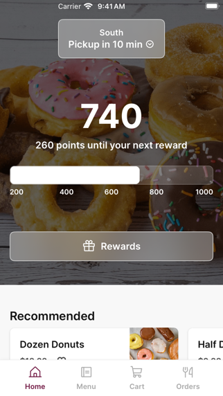 Dat Donut iPhone screenshot 1 - Food & Drink app