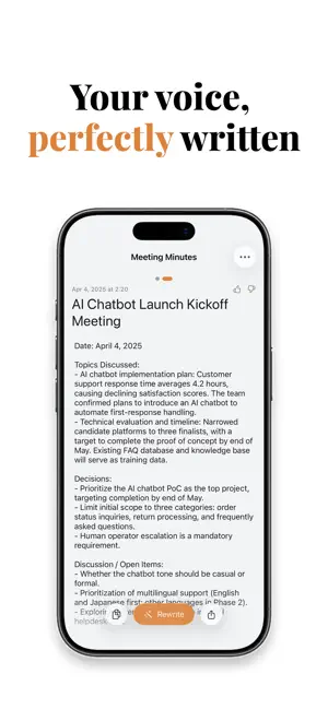 Transcribe & AI Note Taker screenshot 2