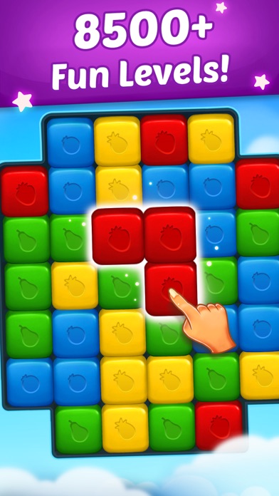 Fruit Cube Blast: Match 3 Game Screenshot