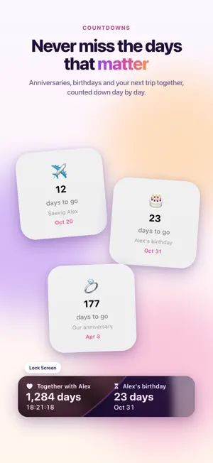 Duotone: Couples Widget & Love screenshot 4