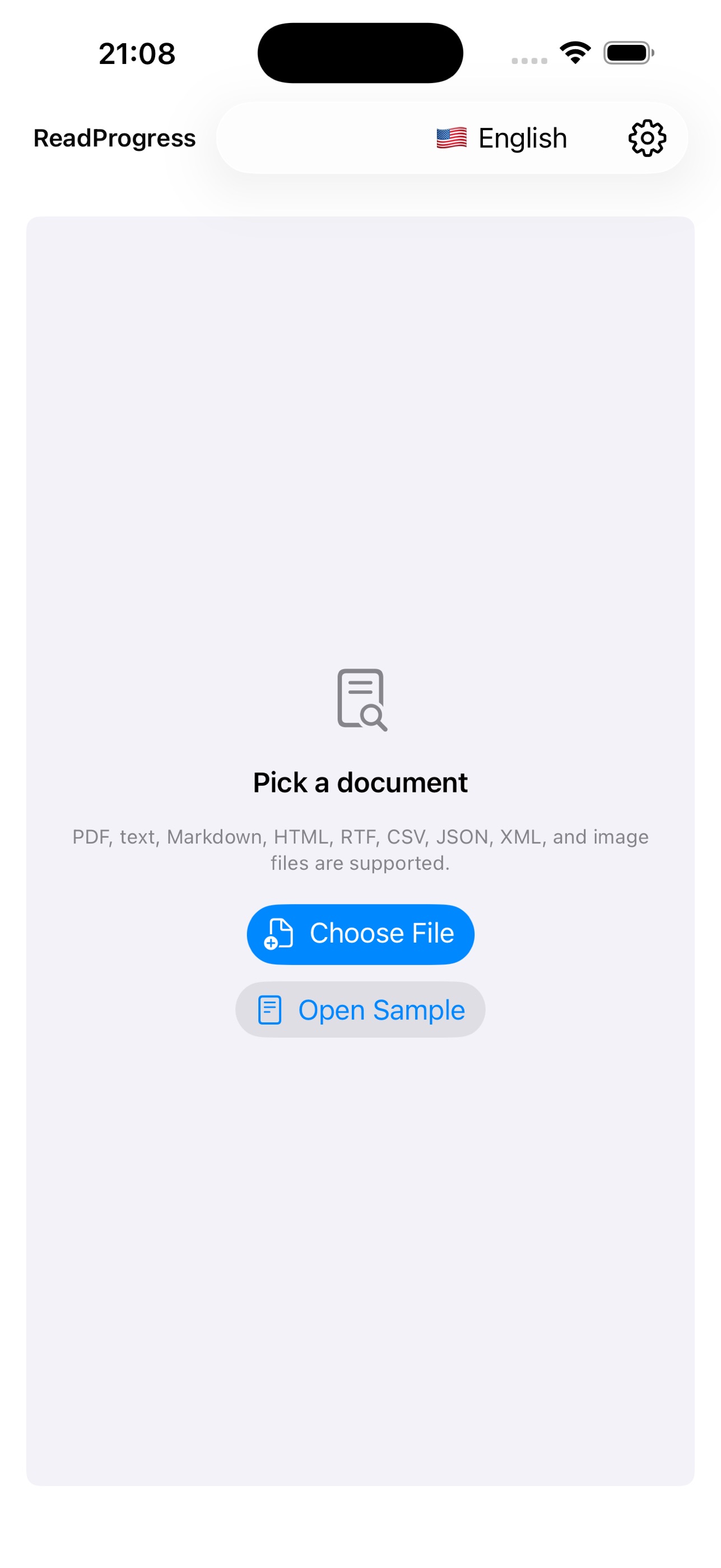 Screenshot 1 of ReadProgress