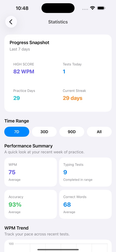 Speed Typer: WPM Typing Tests - Games App | MWM