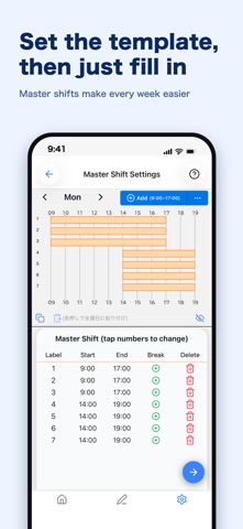 One-Tap Shifts iPhone screenshot