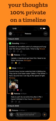 Potoroo - Private Journal screenshot