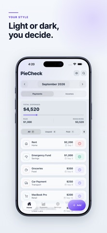 PieCheck: Budget & Expense Screenshot 9 of 10