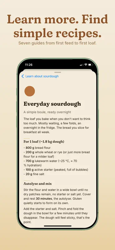 Sourdough: Starter Companion screenshot 4 of 5