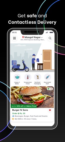 Orlay: Food Delivery at DineIn iPhone screenshot