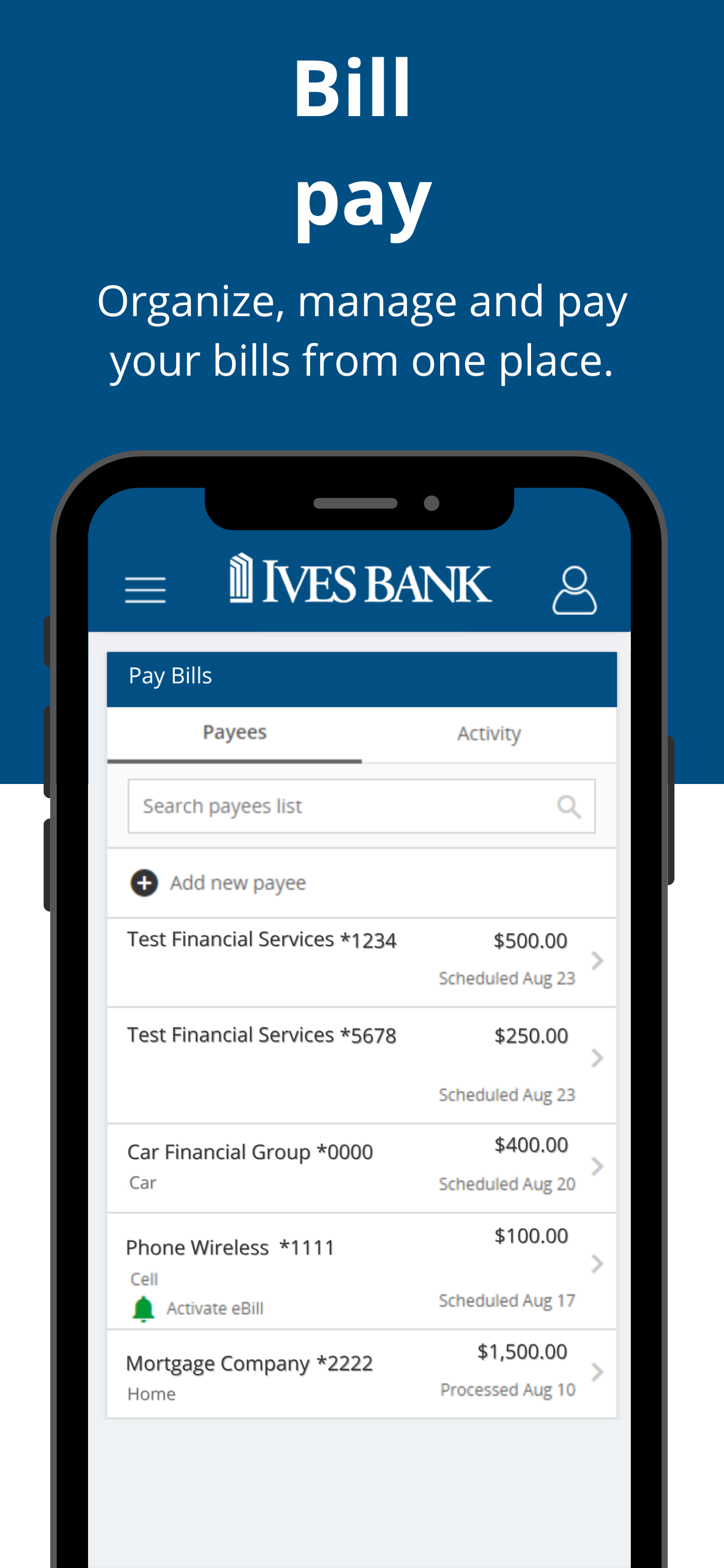 Ives Bank Mobile screenshot 7