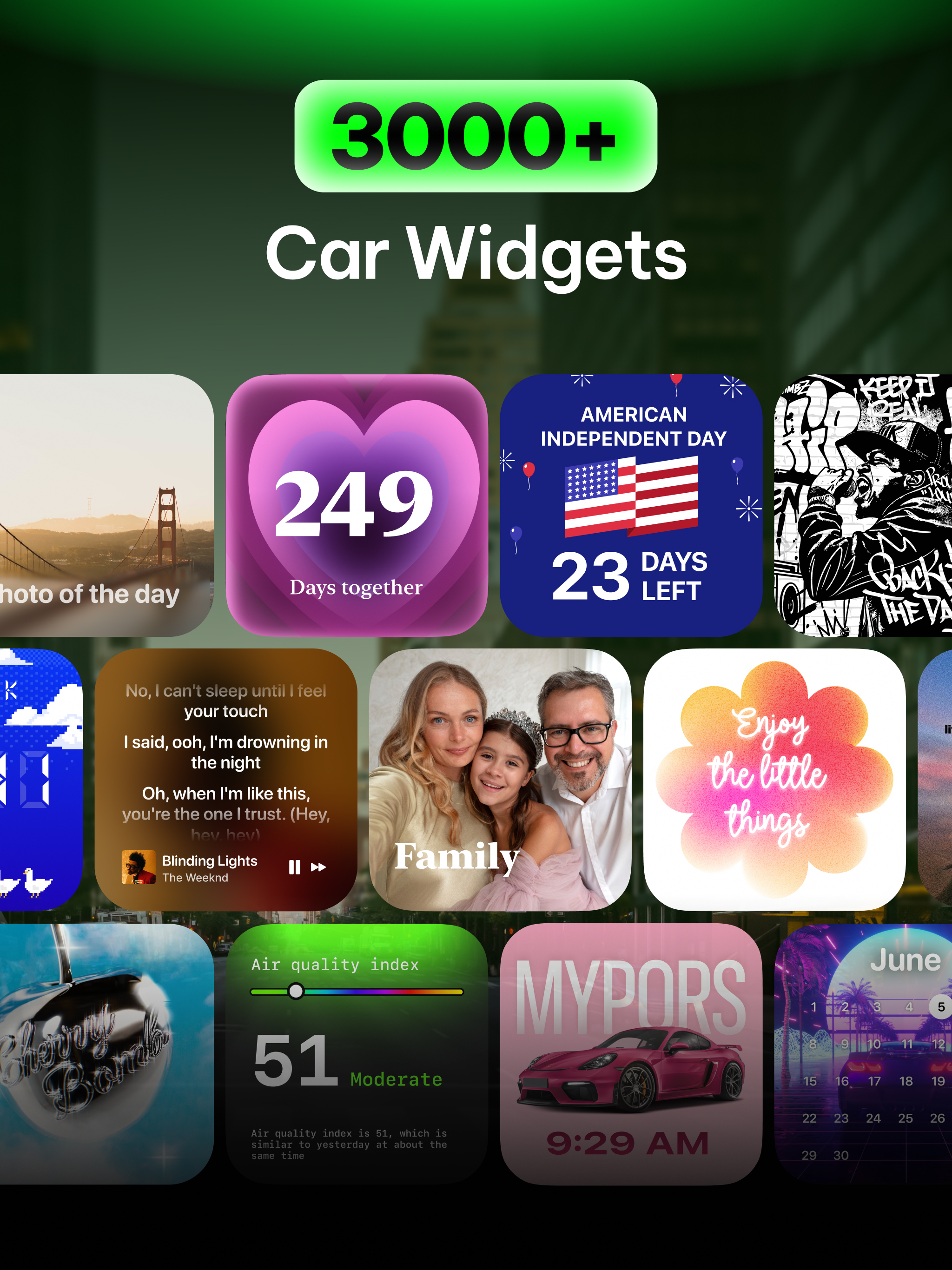 CARFACE My Car Widgets App screenshot 9