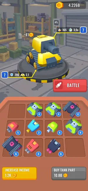 Tank Clash: Build & Fight screenshot 3
