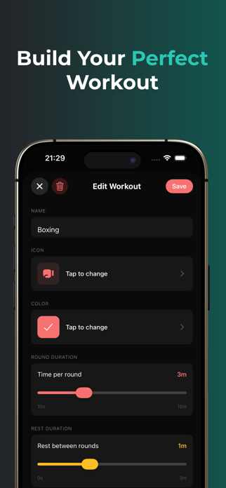 Boxing Timer - Round Trainer Screenshot 3 of 5