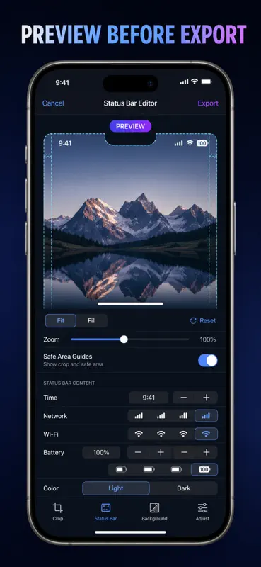 Status Bar Screenshot Editor screenshot 7 of 10