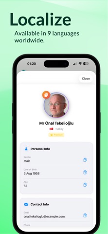 Fake User Generator screenshot