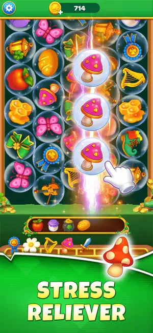 Forest Triple Match: Ball Game screenshot 2