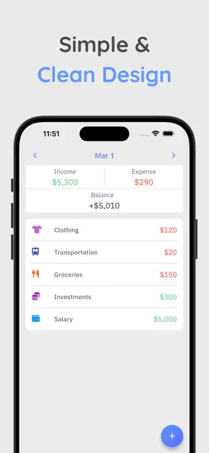 PockeLog - Pocket Money Book screenshot 1