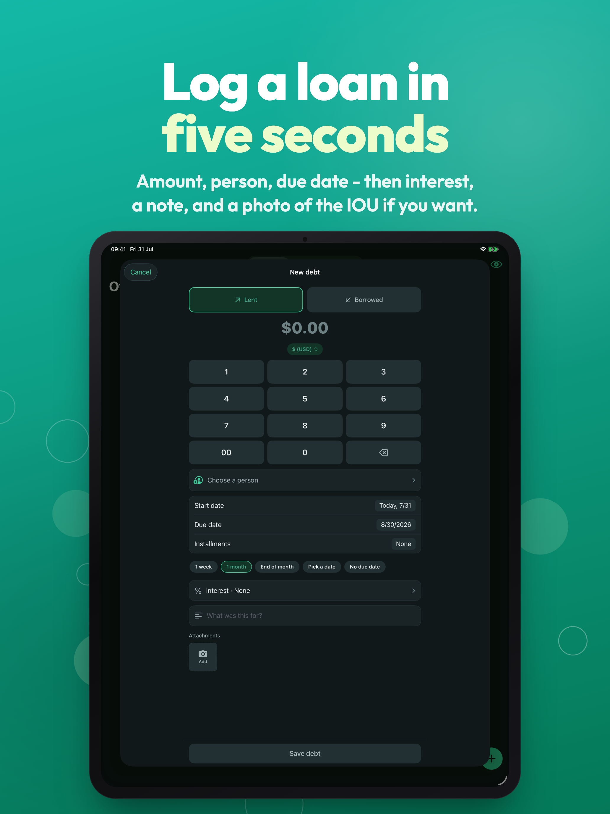 DebtMe: IOU & Debt Tracker screenshot 15