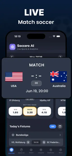 Nado TV : Live Football Scores screenshot 1