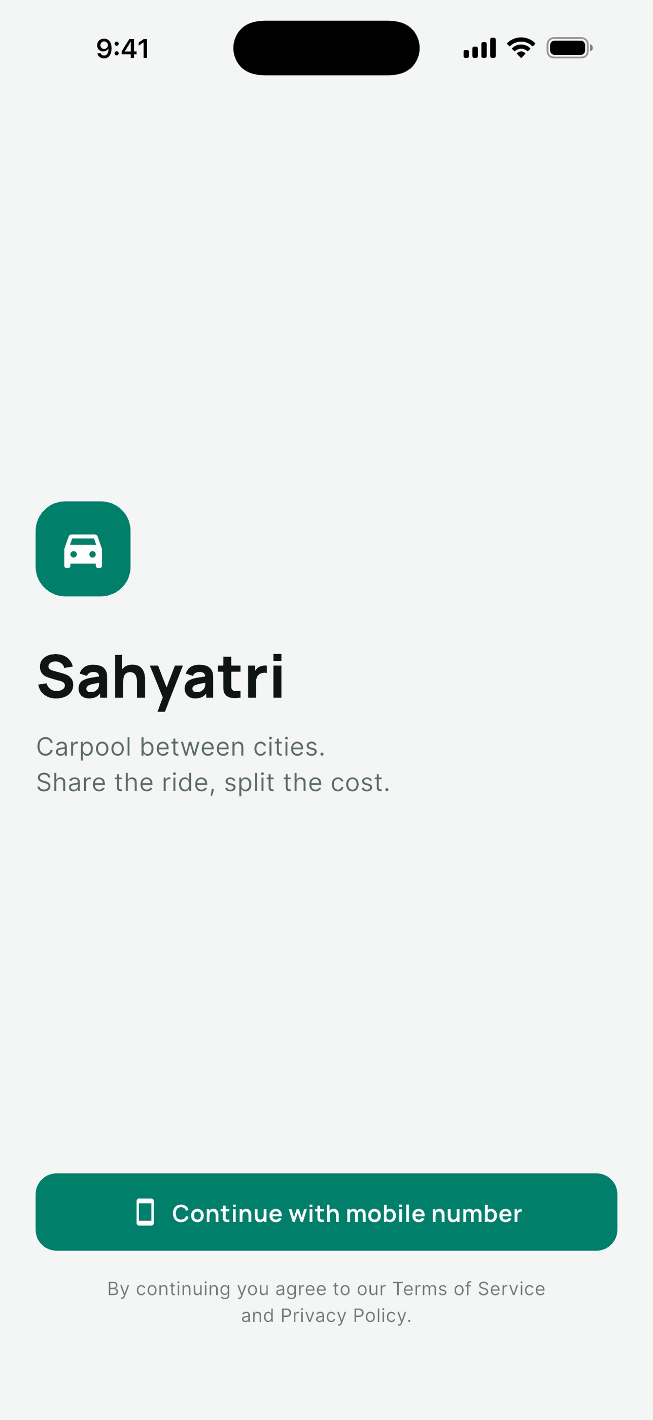 Screenshot 1 of Sahyatri: Intercity Carpool