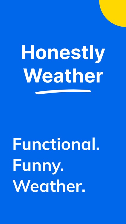 Honestly Weather NOAA Forecast