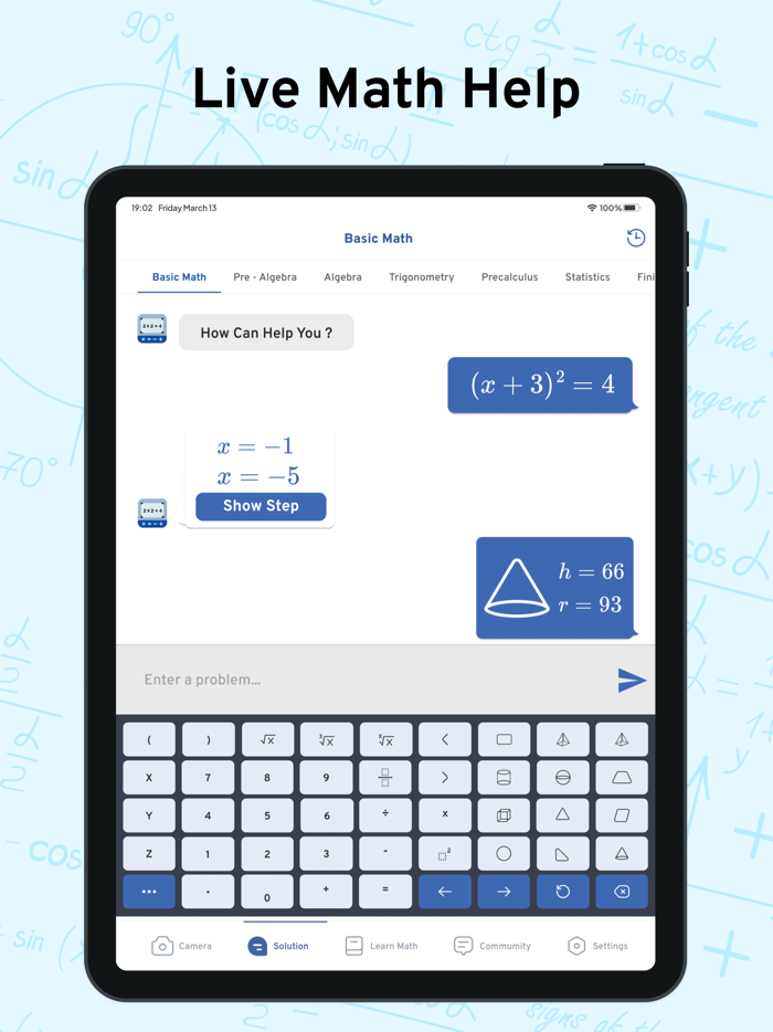 AI Math Scanner Maths Solver