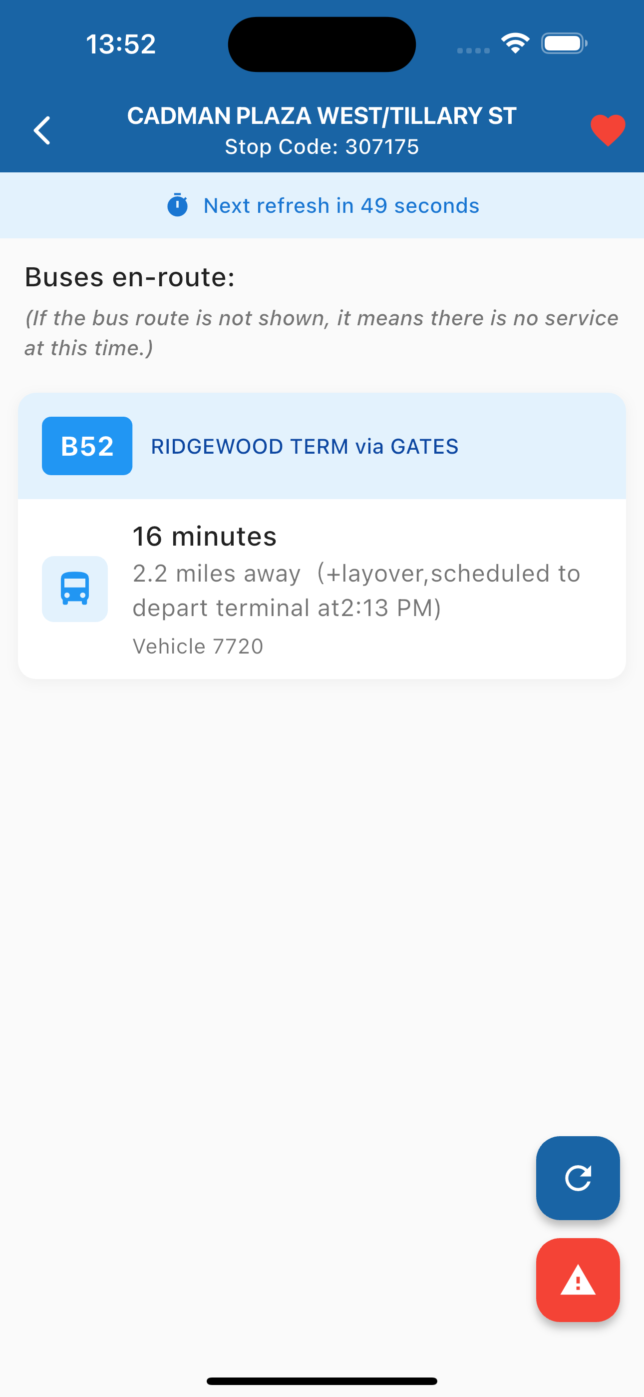 NYC Bus Tracker - MTA screenshot 3