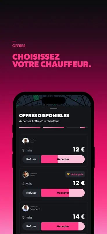 Heetch - Commandez un VTC 24/7 screenshot 4 of 8