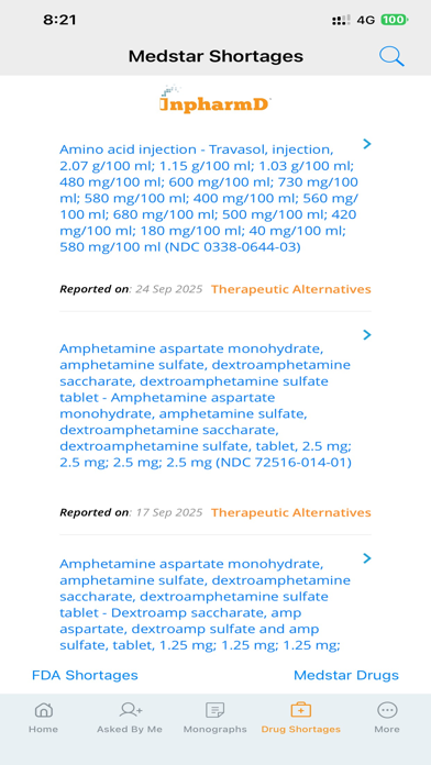 Screenshot #1 pour InpharmD