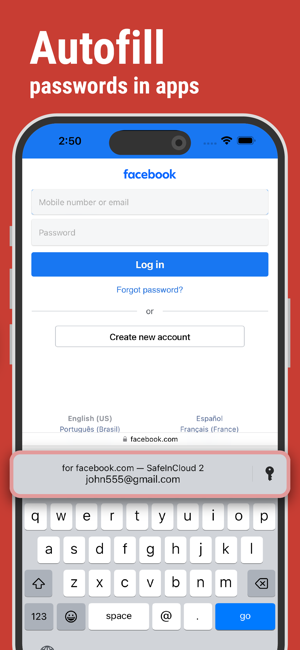 ‎SafeInCloud 1 Screenshot
