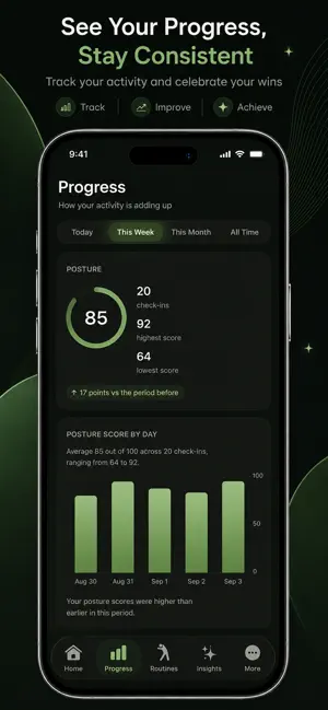 Posture Reminder: Pain Relief screenshot 2