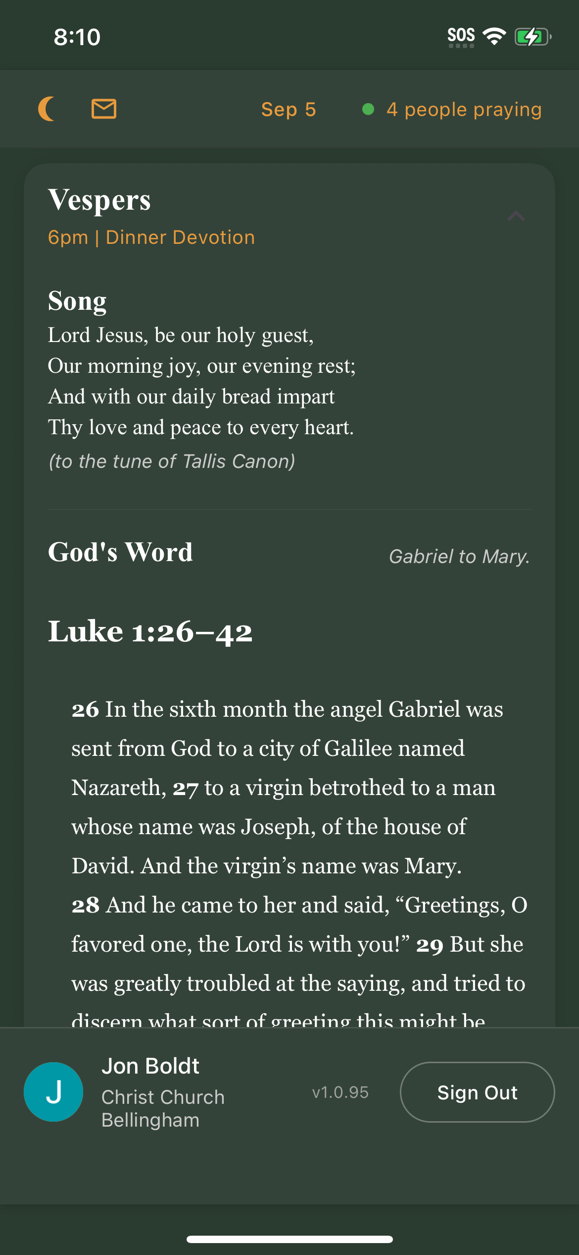 Reformed Hours of Prayer screenshot 3