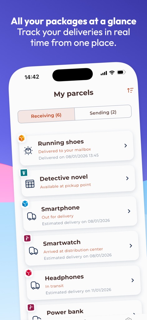 TrackNow - Suivi de colis - App de Compras | MWM
