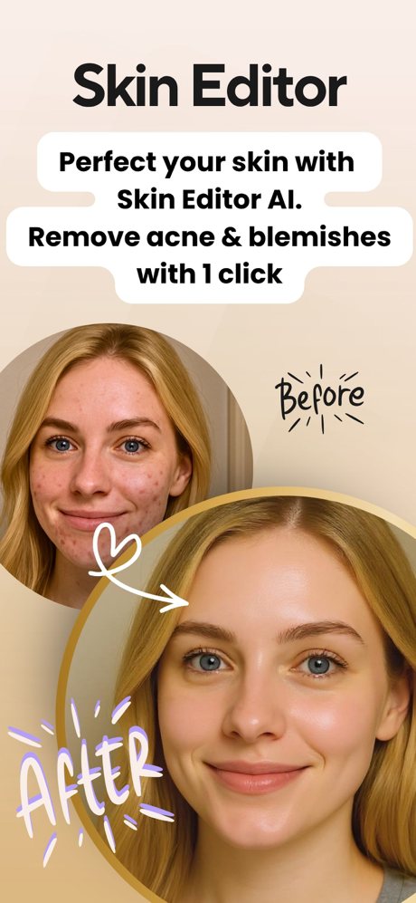 Skin Editor: AI Retouch Screenshot