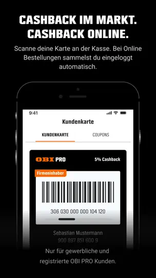 Screenshot von OBI PRO: Profi-App auf dem iPhone 4