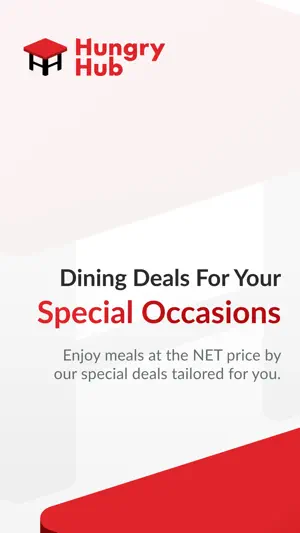 Hungry Hub: Dining Deals App screenshot 1